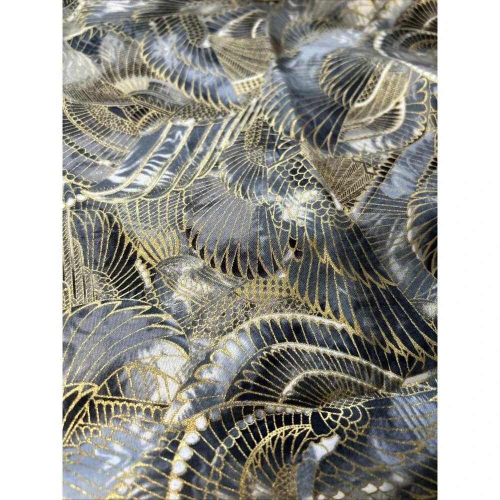 Robert Kaufman Treasures of Alexandria Wings Cotton Quilting Fabric 1.1 Yd